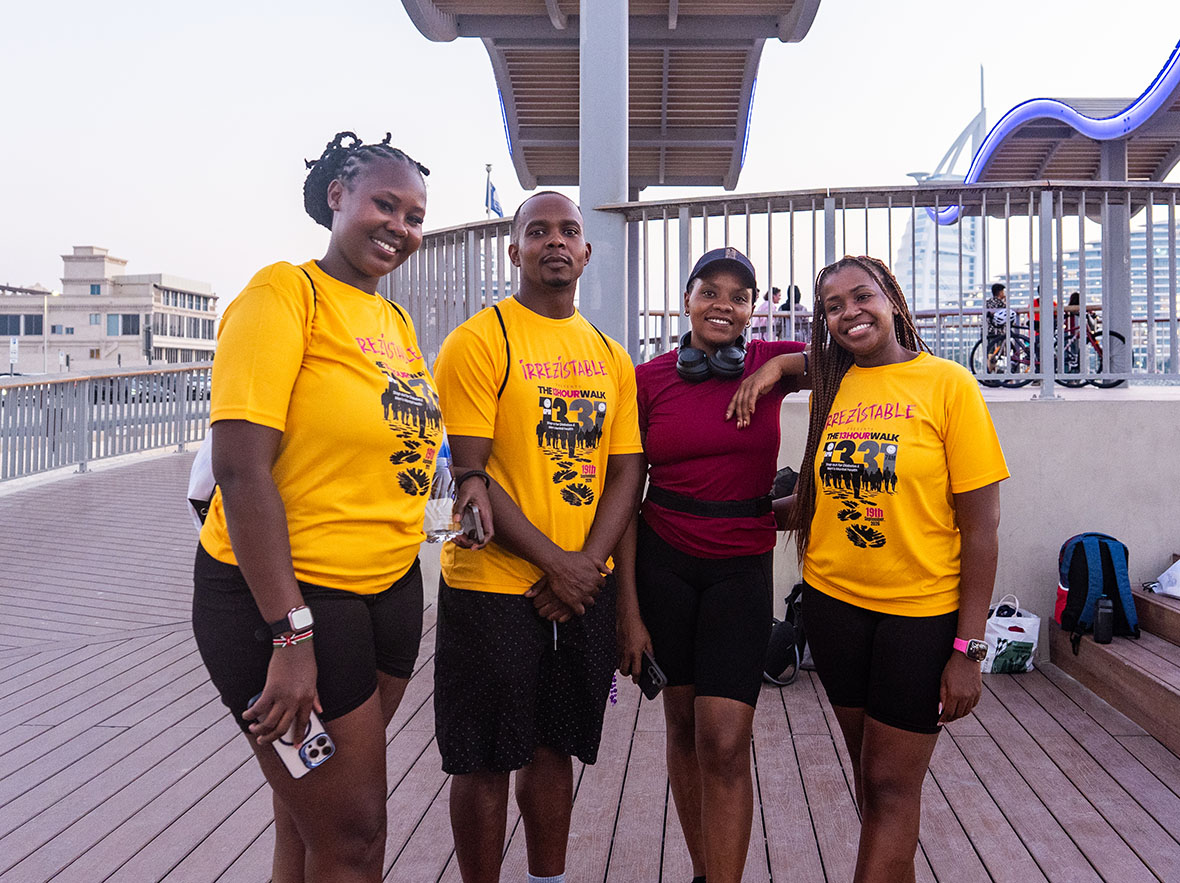Irrezistable walkers during the September 2026 endurance walk